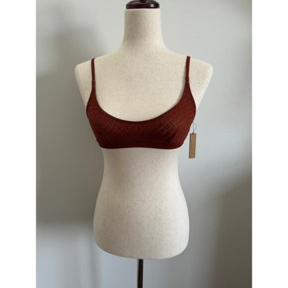 NWT SKIMS Logo Mesh‎ Bralette Size XXS